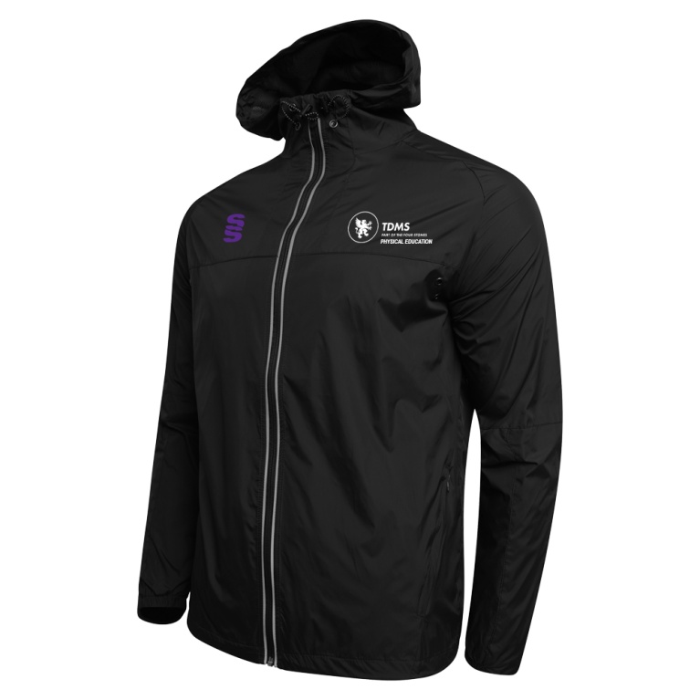 Dual Full Zip Training Jacket : Black